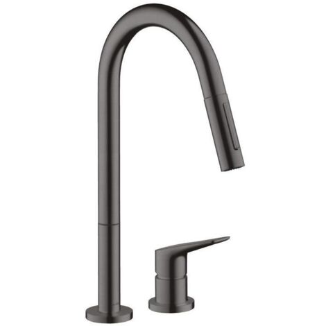 hansgrohe AXOR Citterio M DN 15 2-Loch Einhebel-Küchenmischer 220
