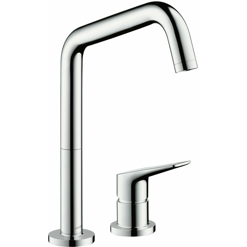 

Axor Citterio M DN 15 Mezclador monomando de 2 agujeros para cocina 240 con caño giratorio, color: cromado - 34820000 - Hansgrohe