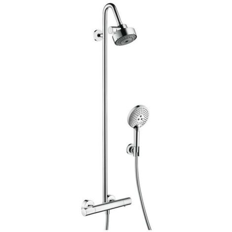 hansgrohe AXOR Citterio M Duschsystem, Thermostat, Kopfbrause 120