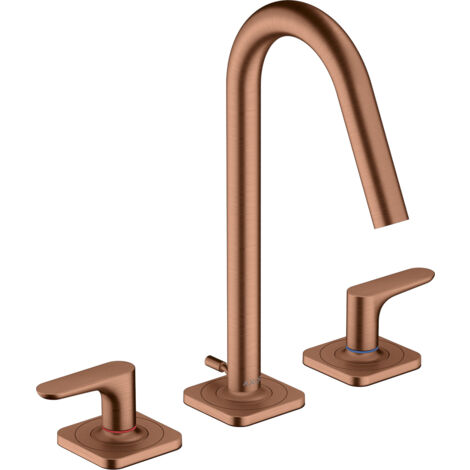 hansgrohe AXOR Citterio M mitigeur lavabo 3 trous 160 avec