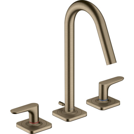 hansgrohe AXOR Citterio M mitigeur lavabo 3 trous 160 avec