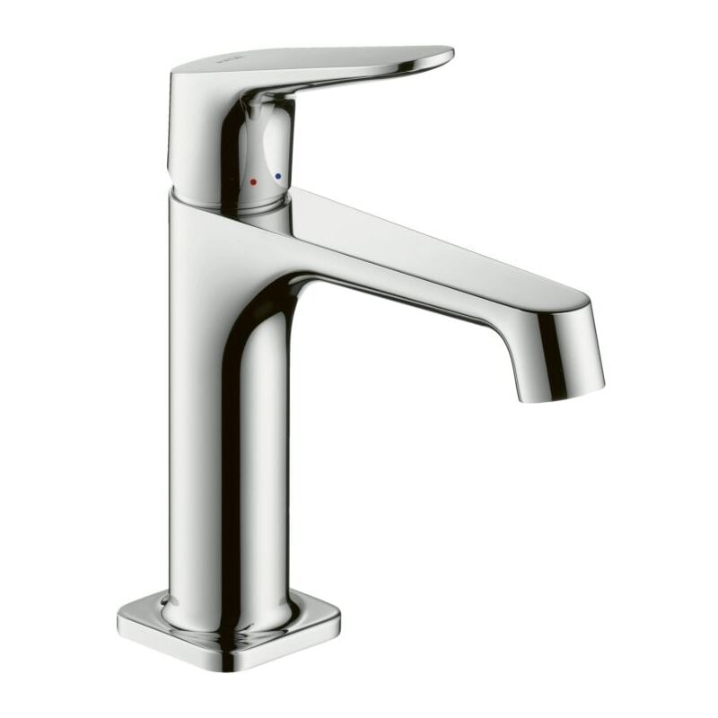 Axor Citterio m 100 mitigeur lavabo 34017000 projection 128mm, garniture de vidange déverrouillable, chromé - Hansgrohe