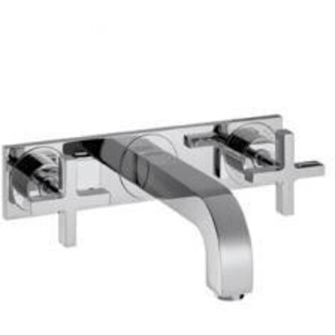 hansgrohe AXOR Citterio Mélangeur 3 trous pour lavabo, encastré,