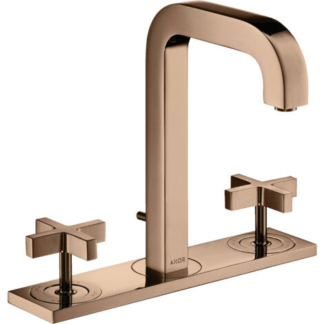 hansgrohe AXOR Citterio Mélangeur lavabo 3 trous AXOR 170, vidage