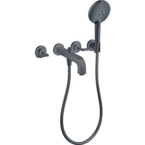 hansgrohe AXOR Citterio mitigeur bain 3 trous avec béqu'illes,