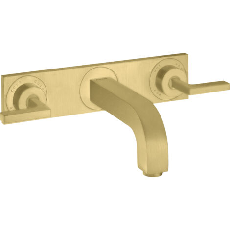 hansgrohe AXOR Citterio mitigeur lavabo 3 trous encastré, bec