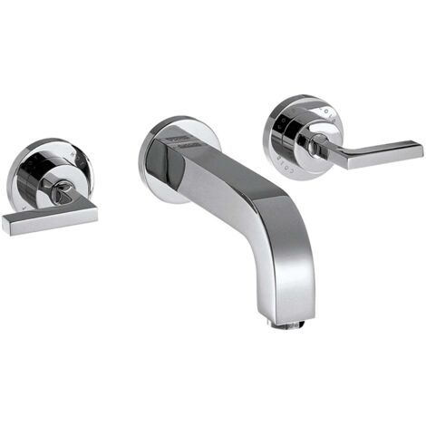 hansgrohe AXOR Citterio mitigeur lavabo 3 trous encastré, bec