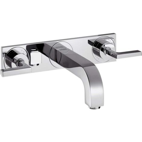 hansgrohe AXOR Citterio mitigeur lavabo 3 trous encastré, bec