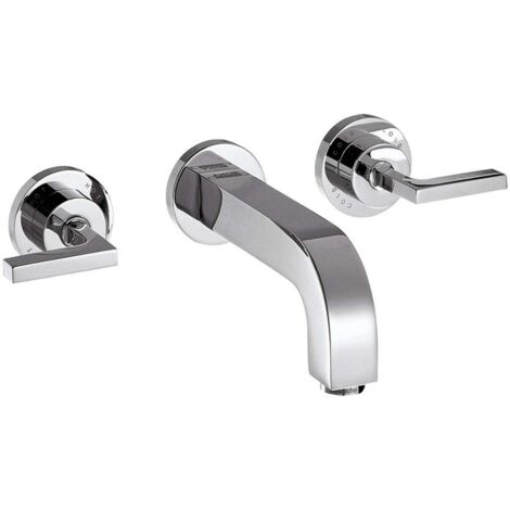 hansgrohe AXOR Citterio mitigeur lavabo 3 trous encastré, bec