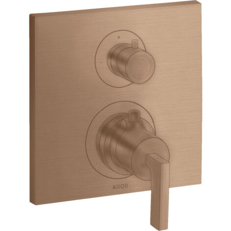 hansgrohe AXOR Citterio thermostat encastré avec robinet d'arrêt,