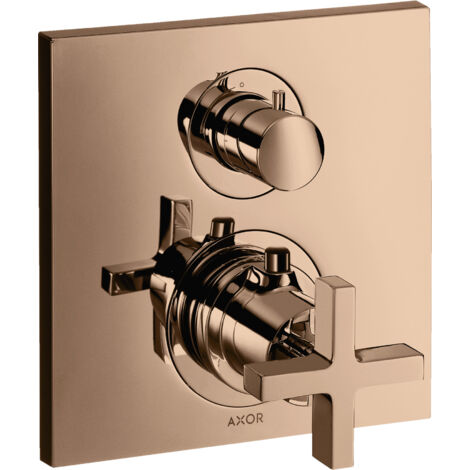 hansgrohe AXOR Citterio Thermostat encastré avec robinet d'arrêt,