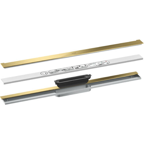 hansgrohe AXOR Drain Set de finition caniveau, 800mm pour montage