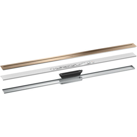 hansgrohe AXOR Drain, set de finition pour caniveau, 1200mm,