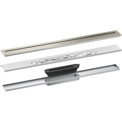 hansgrohe AXOR Drain, set de finition pour caniveau, 700mm,