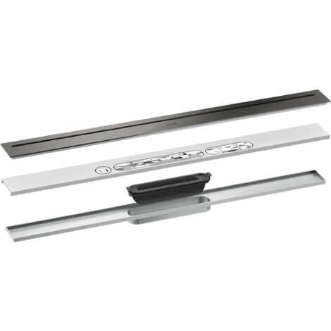 hansgrohe AXOR Drain, set de finition pour caniveau, 800mm,