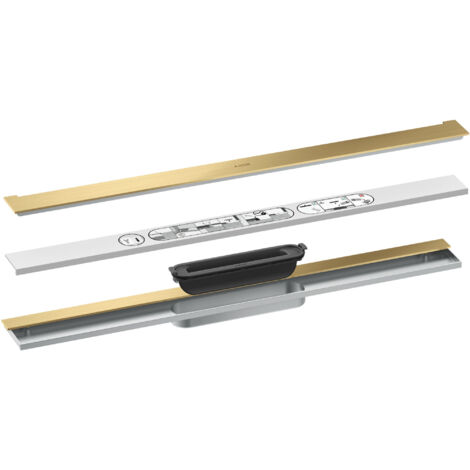 hansgrohe AXOR Drain Set de finition rigole, 700mm pour montage