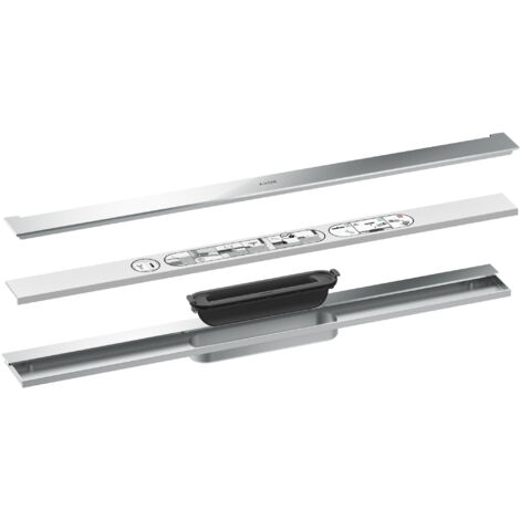 hansgrohe AXOR Drain Set de finition rigole, 700mm pour montage