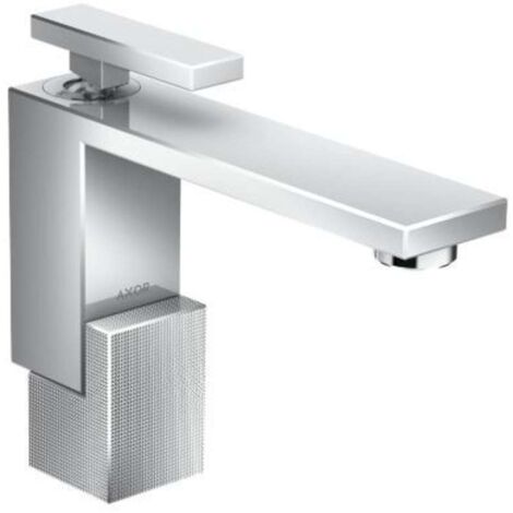 hansgrohe AXOR Edge Einhebel-Waschtischmischer 130 mit Push-Open