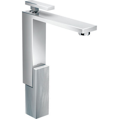 hansgrohe AXOR Edge Einhebel-Waschtischmischer 280 mit Push-Open
