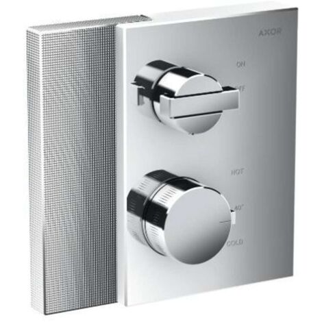 hansgrohe AXOR Edge Thermostat Unterputz mit Absperrventil,