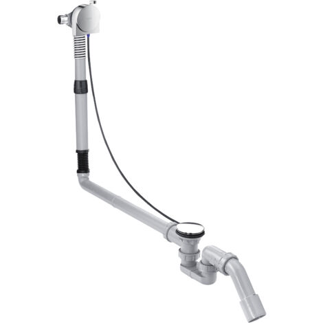 Hansgrohe Axor Flexaplus S juego completo, desag&uumle y rebosadero, para bañeras especiales, 58317, color: cromado - 58317000