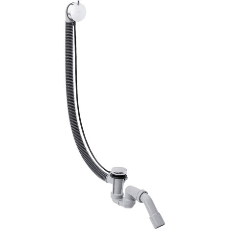 Hansgrohe Axor Flexaplus S juego completo, desag&uumle y rebosadero, para bañeras especiales, 58318, color: cromado - 58318000