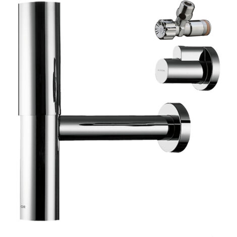 hansgrohe AXOR flowstar Designsiphon set, avec deux robinets