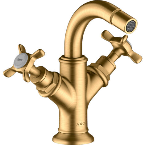 hansgrohe AXOR Mélangeur bidet Montreux 2 poignées, garniture de