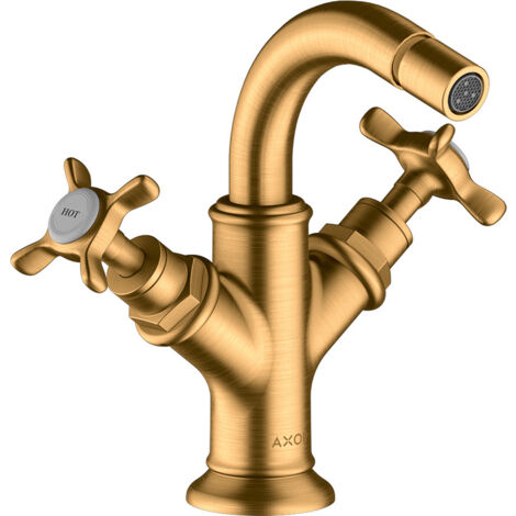 hansgrohe AXOR Mélangeur bidet Montreux 2 poignées, garniture de
