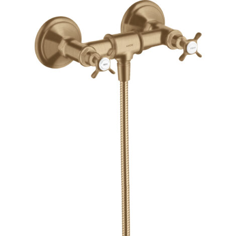 hansgrohe AXOR Montreux 2-Griff-Brausearmatur Aufputz, 1