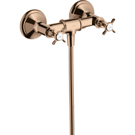 hansgrohe AXOR Montreux 2-Griff-Brausearmatur Aufputz, 1