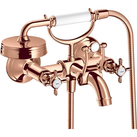 hansgrohe AXOR Montreux 2-Griff-Wannenarmatur Aufputz, 16540300