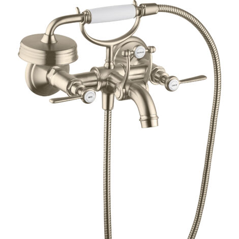 hansgrohe AXOR Montreux 2-Griff-Wannenarmatur Aufputz,