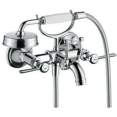 hansgrohe AXOR Montreux 2-Griff-Wannenarmatur Aufputz,