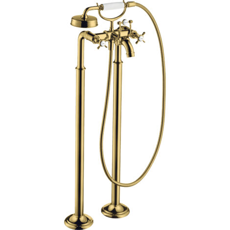 hansgrohe AXOR Montreux 2-Griff-Wannenarmatur bodenstehend,
