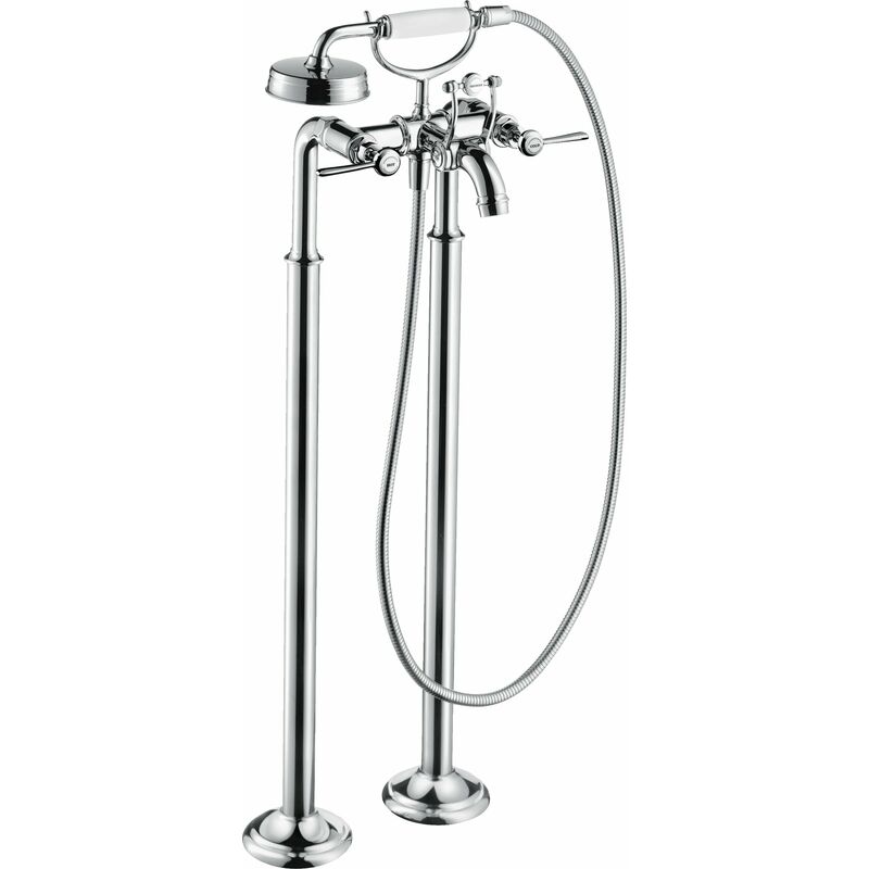 

Hansgrohe AXOR Montreux Mezclador de 2 manijas para bañera, manijas de palanca, de pie, 234mm de proyección - 16553000