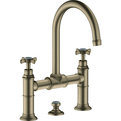 hansgrohe AXOR Montreux mitigeur lavabo 2 poignées 220, vidage