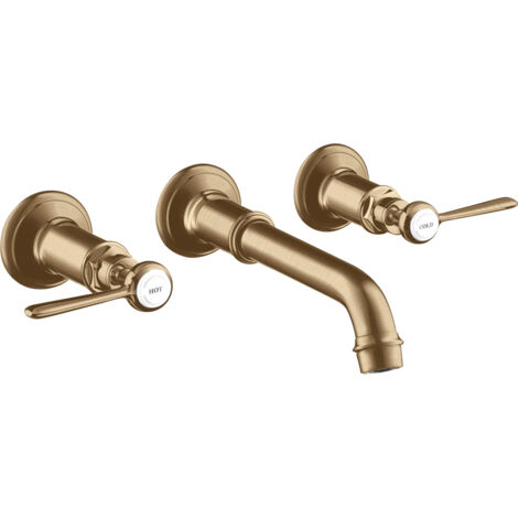 hansgrohe AXOR MONTREUX mitigeur lavabo 3 trous encastré, montage