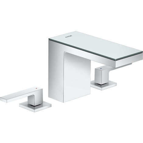 hansgrohe AXOR MyEdition 3-Loch Waschtischarmatur 110, mit