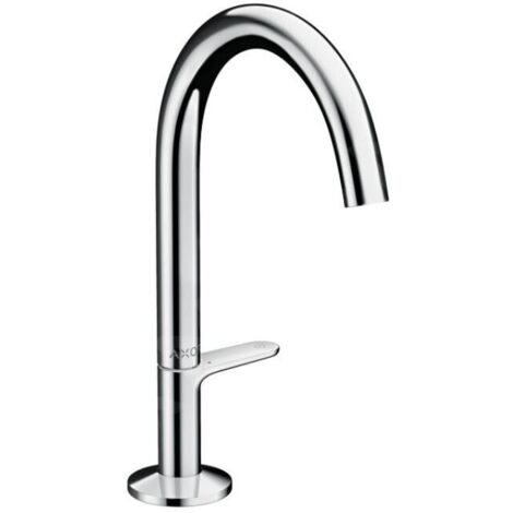 hansgrohe Axor One mitigeur lavabo 48020000 projection 140mm, avec bouton-poussoir garniture de vidange , chromé