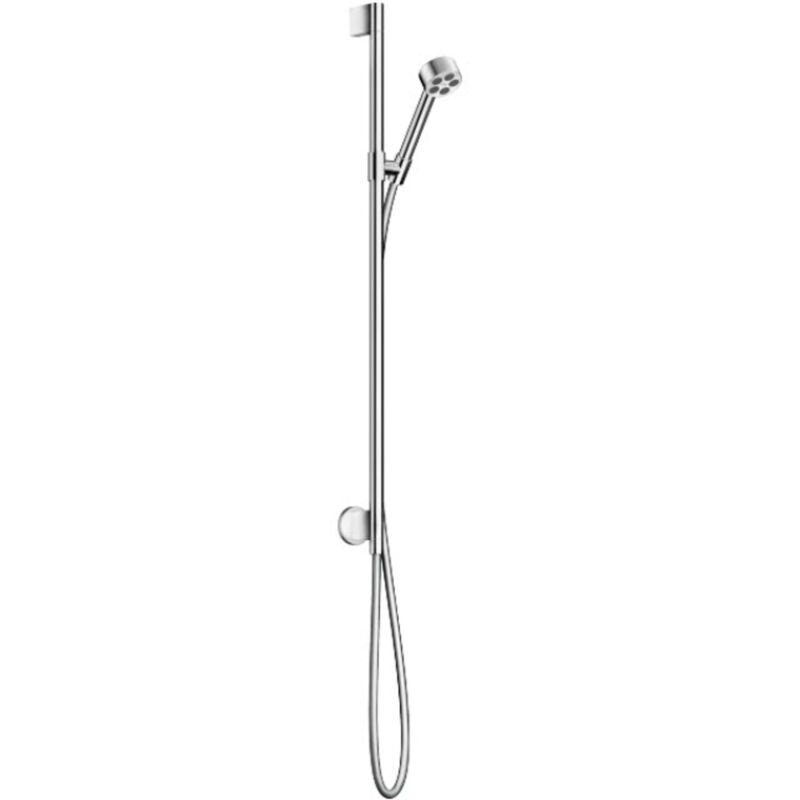 Axor - One - Ensemble pomme de douche, tige et flexible, EcoSmart, chrome 48791000