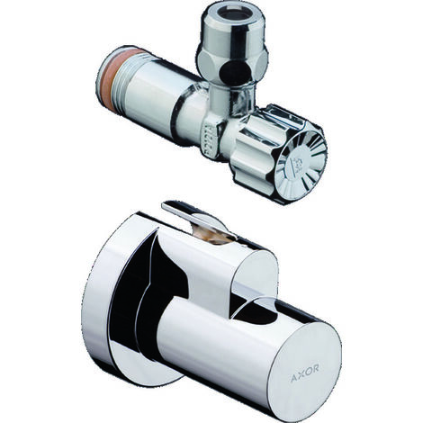 hansgrohe AXOR, robinet équerre, avec poussoir, raccord à pincer,