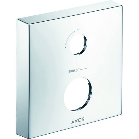 hansgrohe AXOR roseta de extensión, angular, 2 orificios, con