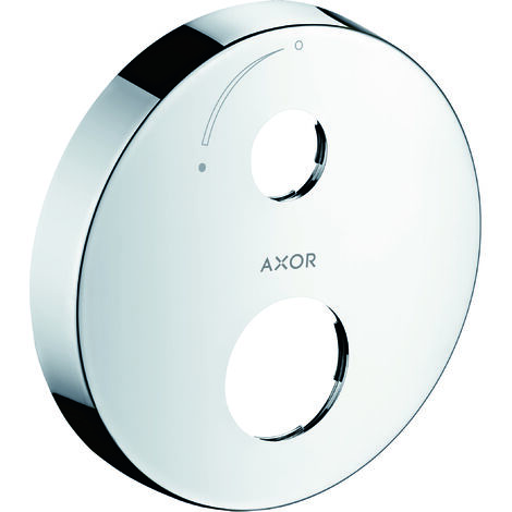 hansgrohe AXOR roseta de extensión, redonda, 2 orificios, con