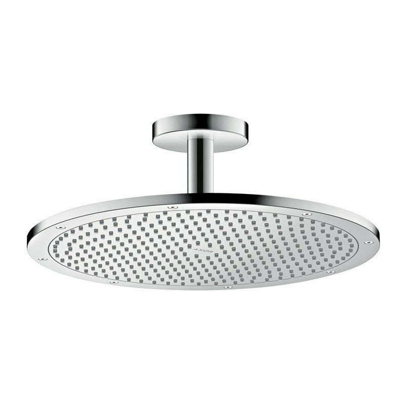 

Hansgrohe - Cabezal de ducha 350 Air 1jet con conexión a techo de latón pulido de 100 mm