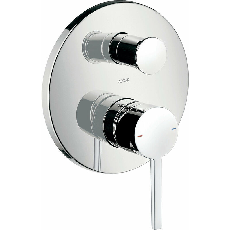 

Hansgrohe Axor Starck Mezclador monomando para bañera empotrado con mango de palanca, color: cromado - 10414000