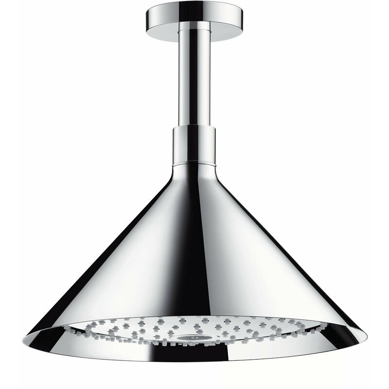 

Hansgrohe Axor Starck ShowerSelect 240 Ducha mural de 2 chorros con conexión al techo, color: cromado - 26022000