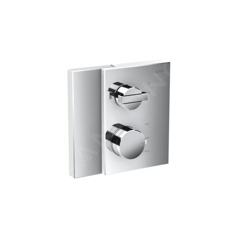 Hansgrohe - axor Thermostat de bord encastré avec vanne d'arrêt,
