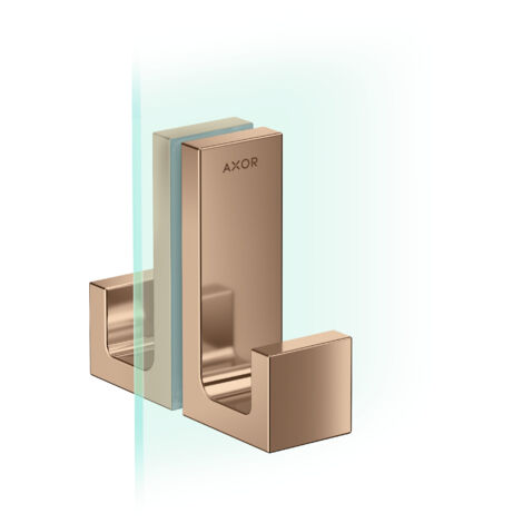 hansgrohe AXOR UNIVERSAL Rectangular poignée de douche, épaisseur