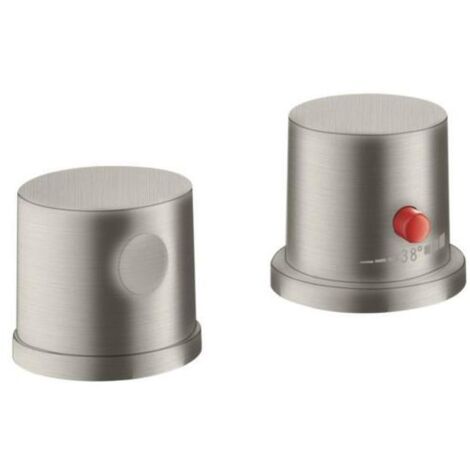 hansgrohe AXOR Uno 2-Loch Wannenrandarmatur, Thermostat, 2